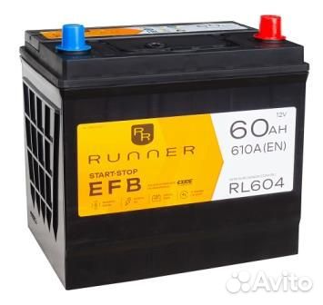 Аккумулятор Runner EFB Мазда 3,6,CX-3,CX-5 i-stop