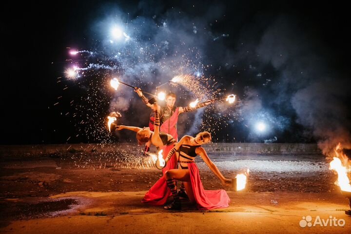 Фаер шоу / Огненное шоу на Свадьбу и День рождения