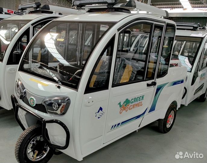 Трицикл GreenCamel Шторм Пикап (60V 1500W) кабина