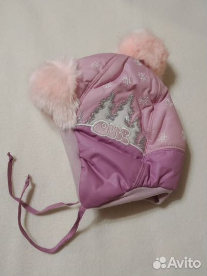 Шапочка зимняя для девочки