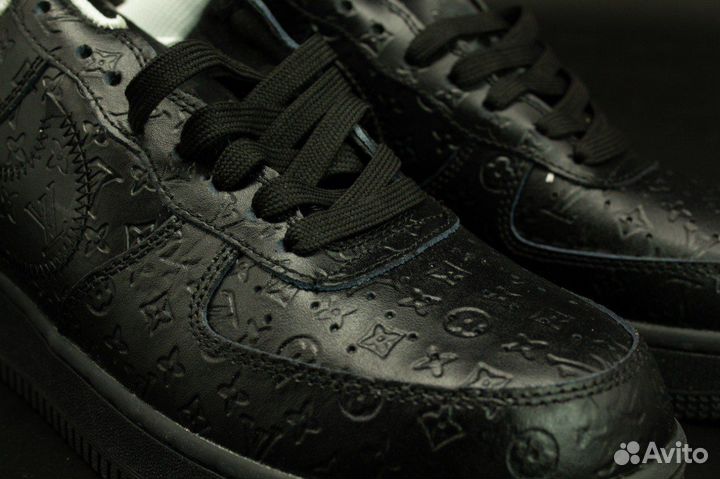 Nike X louis vuitton AIR force 1 LOW triple black