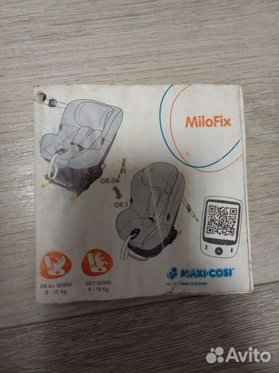 Автокресло гр. 0/1 от 0 до 18 кг Maxi-Cosi MiloFix