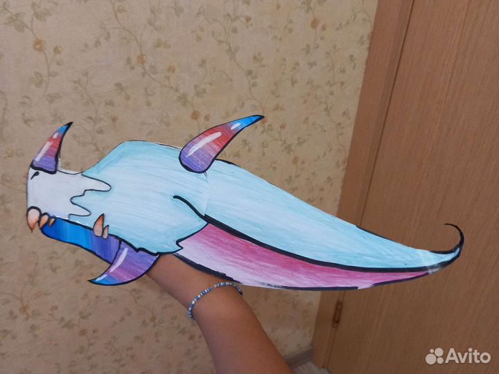 Бумажный дракон на руку