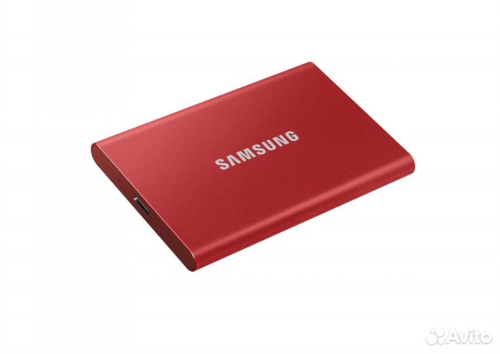 500 гб Внешний SSD накопитель Samsung T7, красный