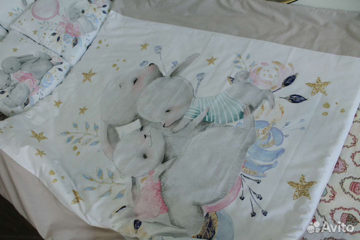 Одеялко в детскую кроватку новое