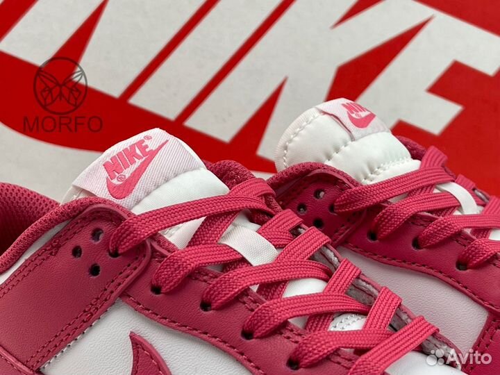 Кроссовки женские nike dunk low archeo pink