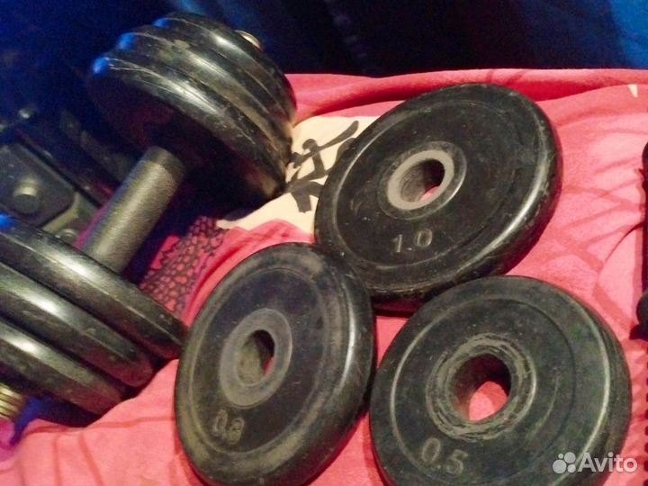 Гантели разборные бу
