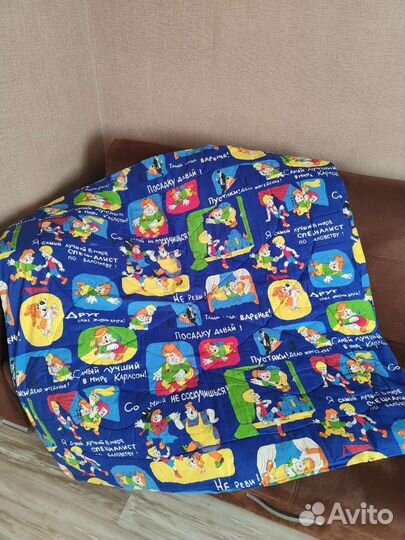 Одеяло детское тёплое шерстяное с хлопком