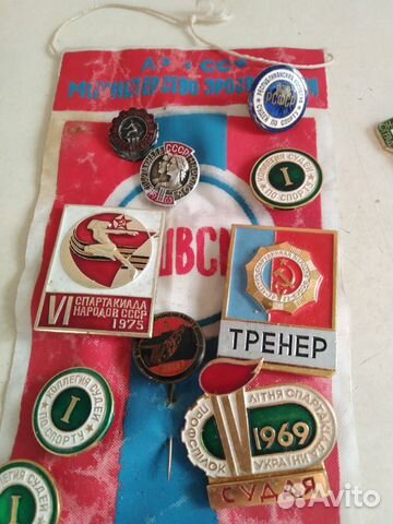 Значки судей, спорт