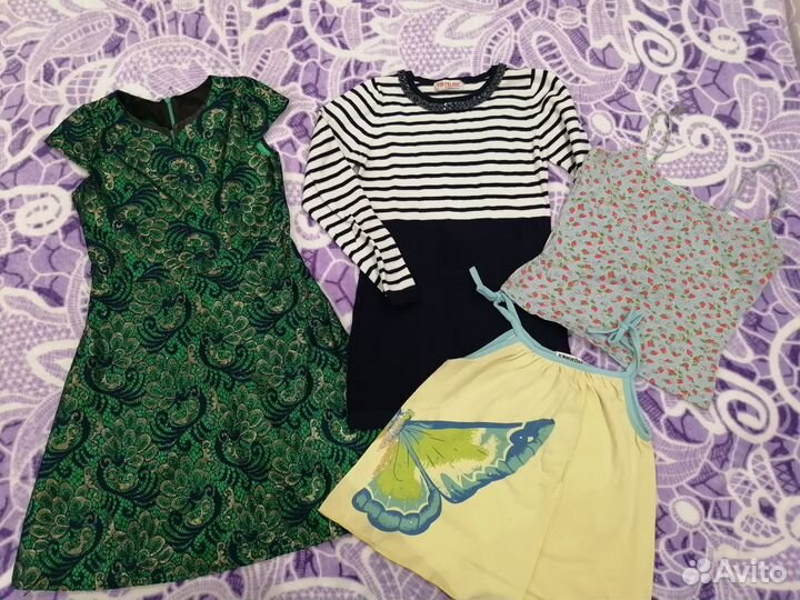 Вещи на девочку 128-140 пакетом