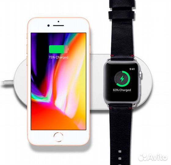 Беспроводное зарядное устройство для iPhone/Watch