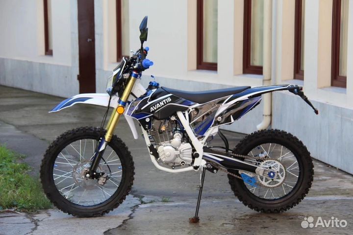 Мотоцикл Avantis A2 Lux (172FMM, возд.охл.) синий