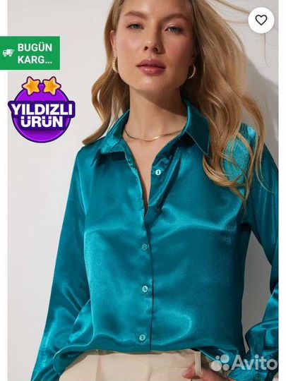 Сатиновая рубашка