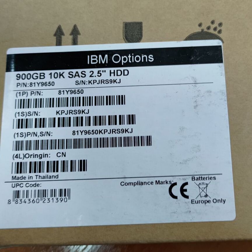 [81Y9650] Жесткий Диск Ibm 900gb/81y9651/81y3805