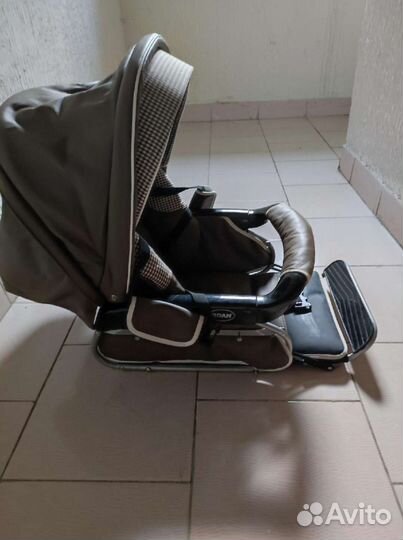 Коляска 2 в 1 эко кожа