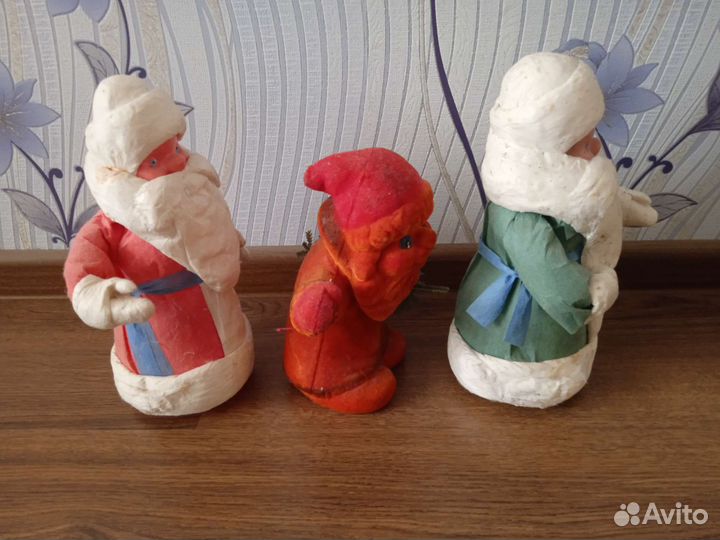 Дед Морозы.ссср.Высота 26 см