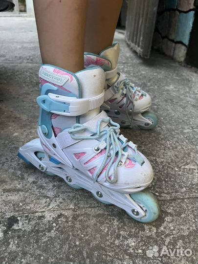 Роликовые коньки детские раздвижные