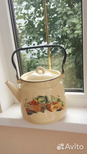 Чайник эмалированный