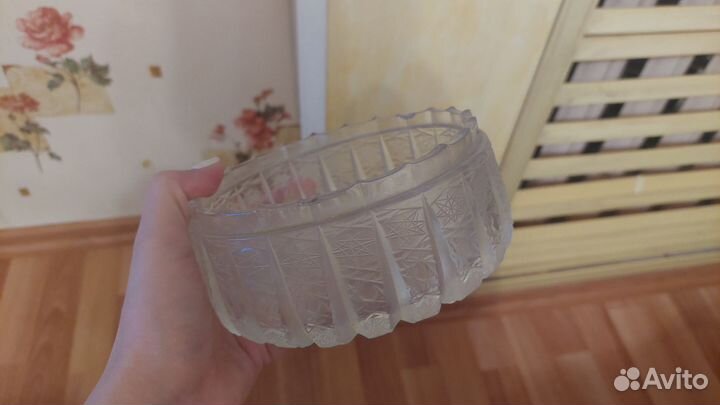 Хрустальная конфетница СССР