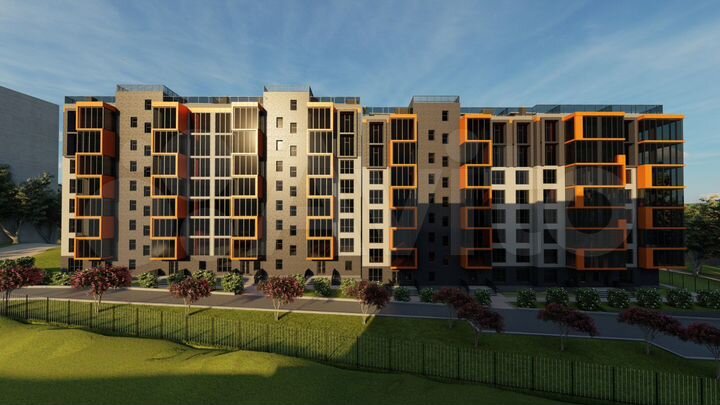 1-к. квартира, 62,1 м², 2/8 эт.