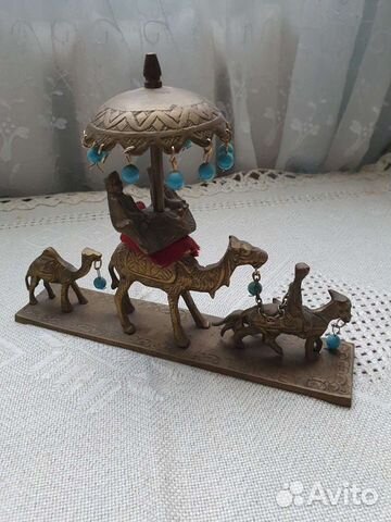 Караван верблюдов латунь