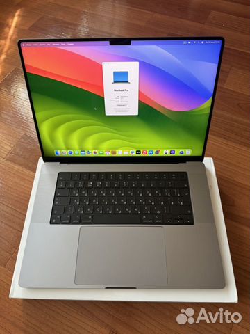 Macbook pro 16 m1 pro 2021 16/512