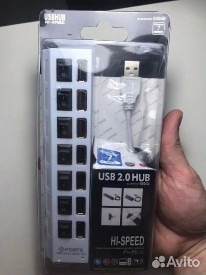 USB хаб 7в1