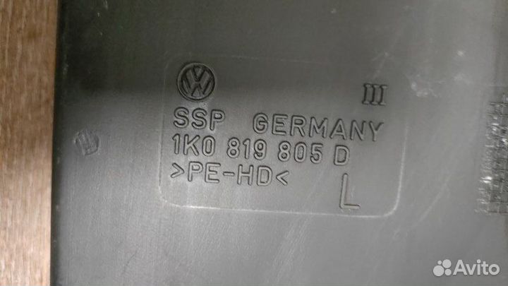 Воздуховод левый Skoda Octavia II рестайлинг cdab