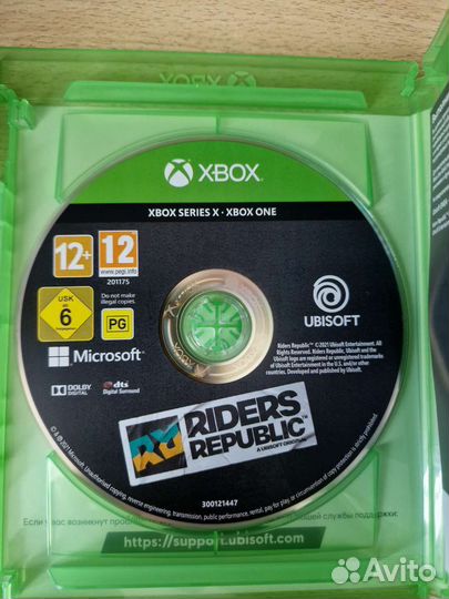 Xbox диск Riders Republic