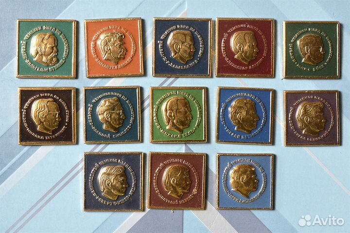 Серии значков по различным темам