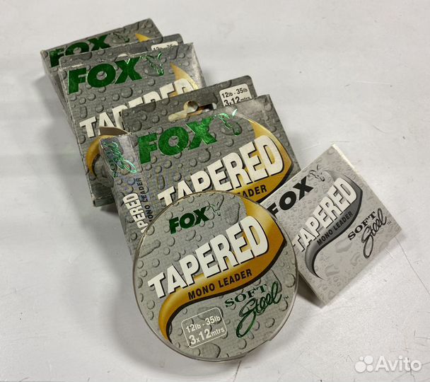 Конусный шок лидер моно Fox tapered mono leader so