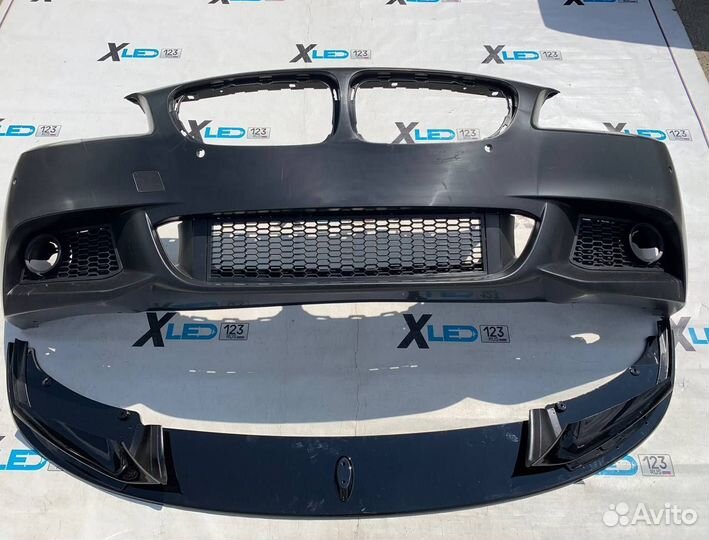 Бампер передний + сплиттер BMW F10 M-Tech