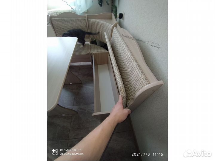 Кухонный уголок (комплект) шинил, наличие