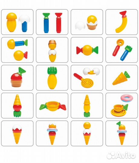 Конструктор магнитный stick-O Cooking Set