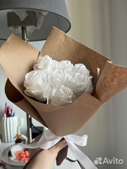 Букет из атласных лент