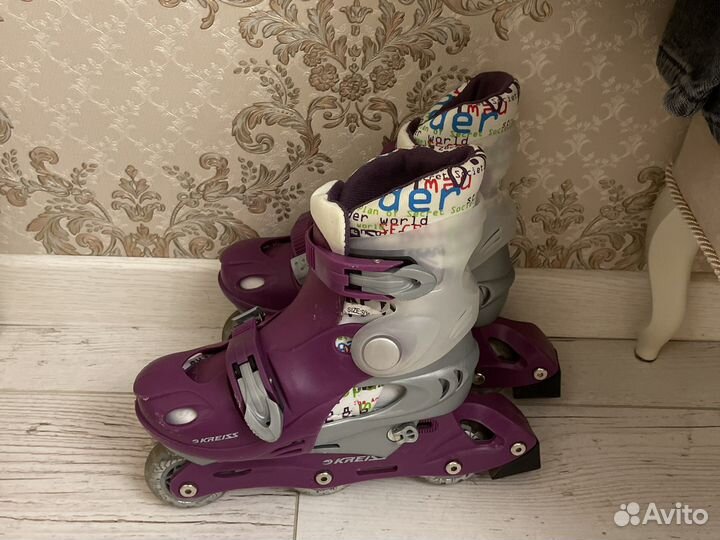 Роликовые коньки р.30-33