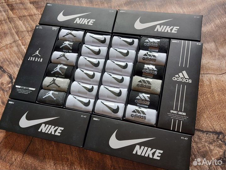 Носки Nike Adidas Jordan качество