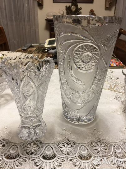 Хрустальная ваза