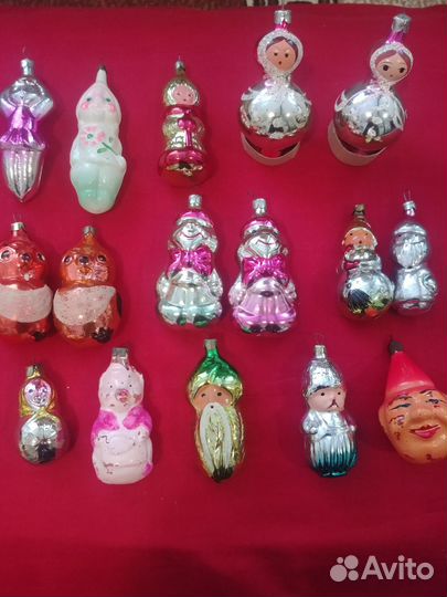 Елочные игрушки СССР