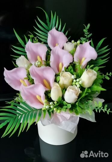 Букет цветов из мыла ручной работы