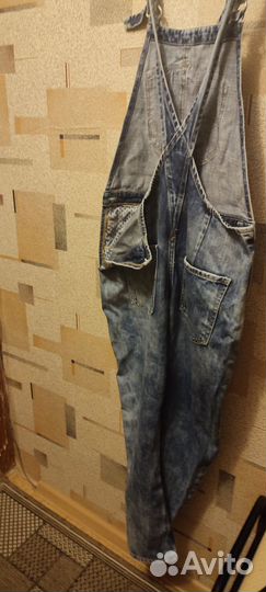 Джинсовый комбинезон zara