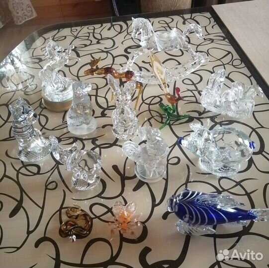 Фигурки из стекла