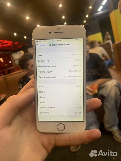 iPhone 6, 16 ГБ