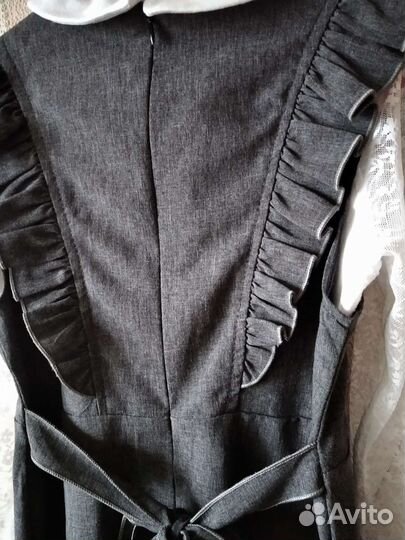 Сарафан школьный / белая блузка / школьная форма