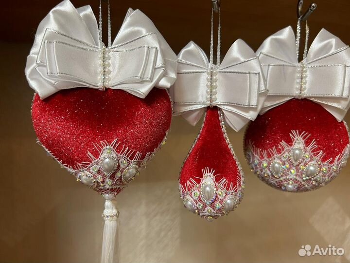 Новогодние шары ручной работы