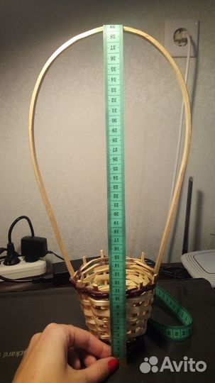 Корзинка декоративная плетенная