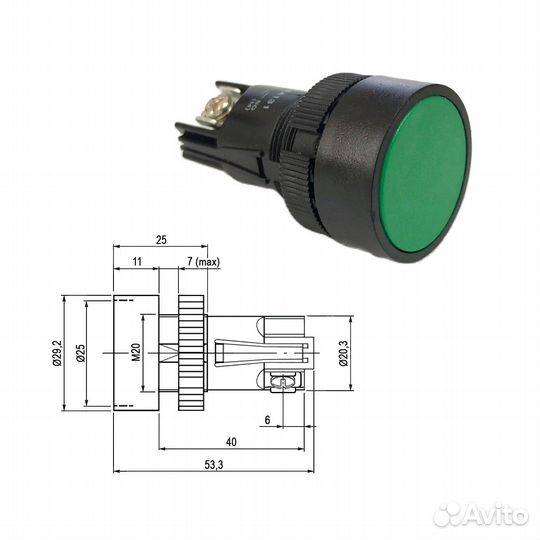 1 шт Кнопочный переключатель LXA2 3SA5-EA131 240 В