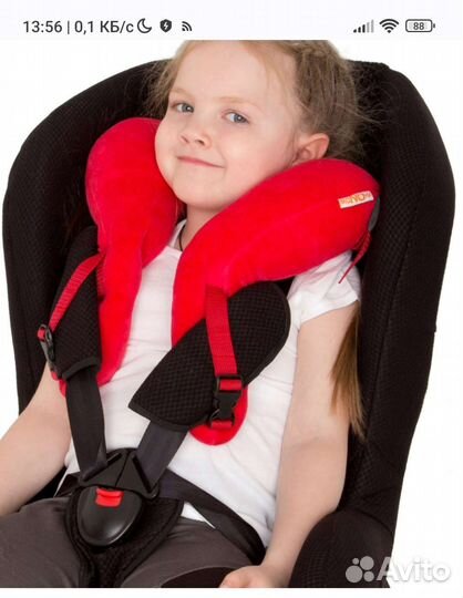 Детская подушка в авто. Новая