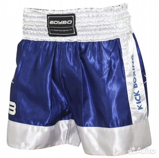 Шорты для кикбоксинга boybo синие и красные
