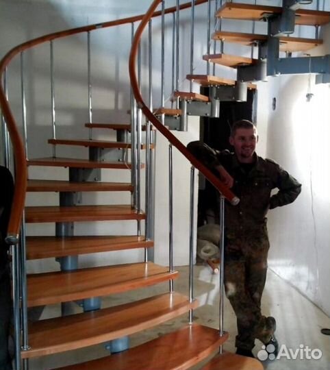 Лестница в стиле лофт